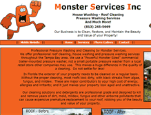 Tablet Screenshot of monsterservicesinc.com